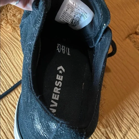 Converse Shimmering gun metal black Sneakers - Picture 6 of 6